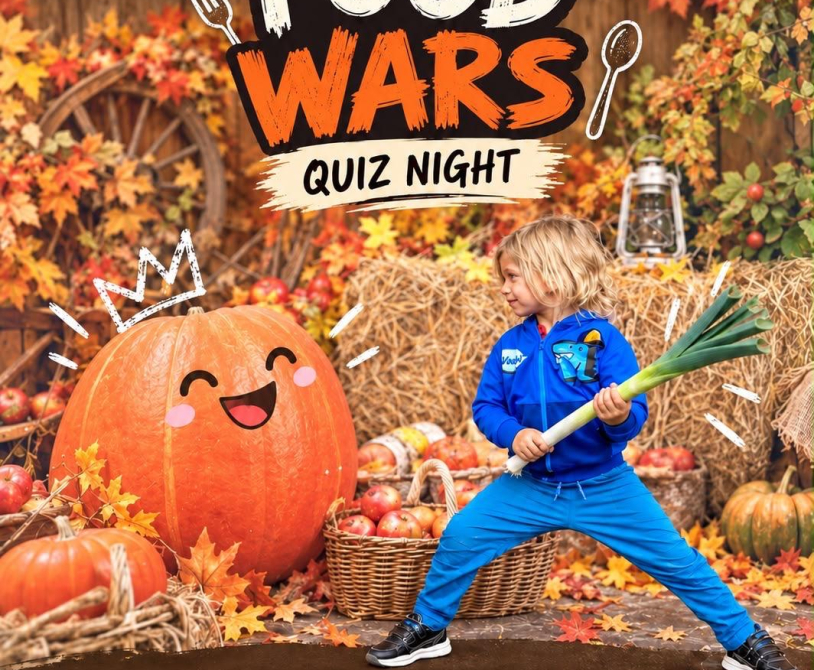 Afiș Food Wars Quiz Night, eveniment One Love Coffee Popești-Leordeni